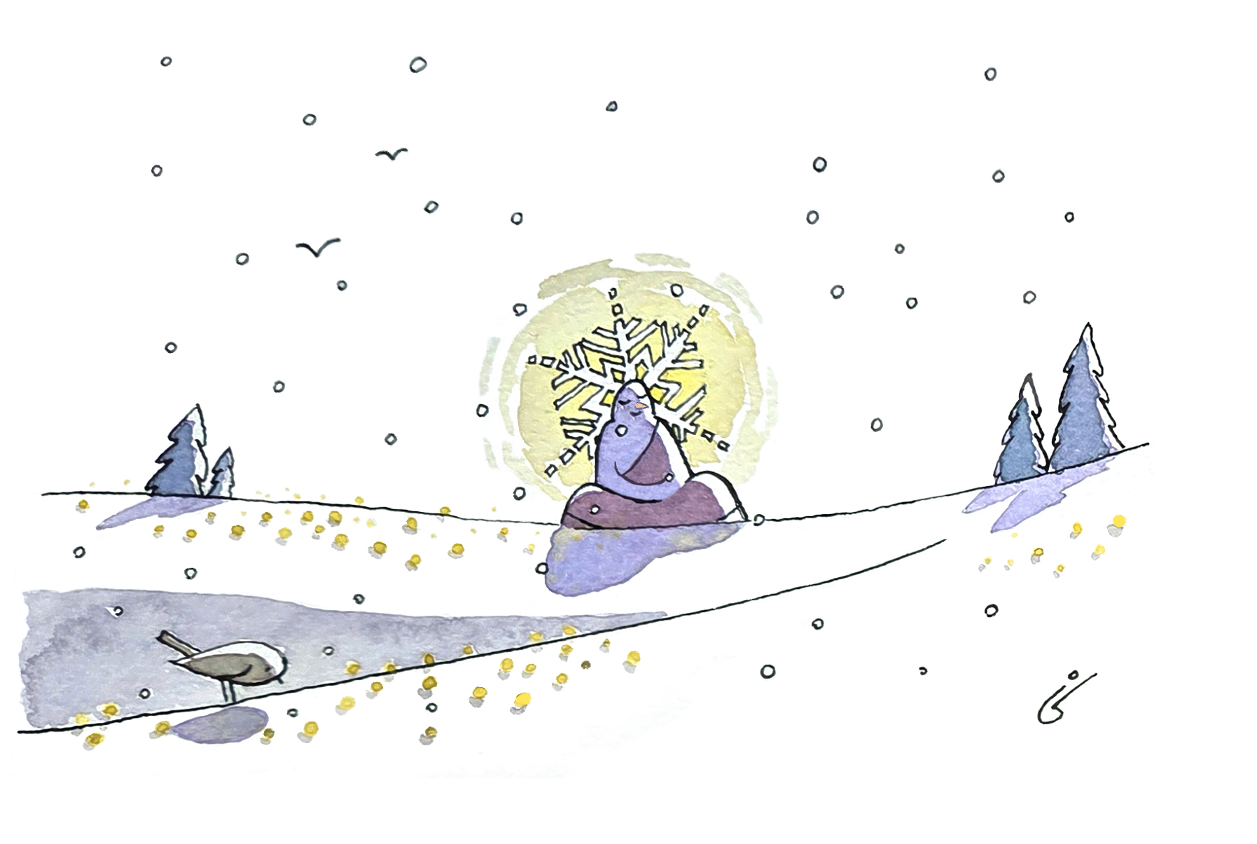 Bouddha de neige2